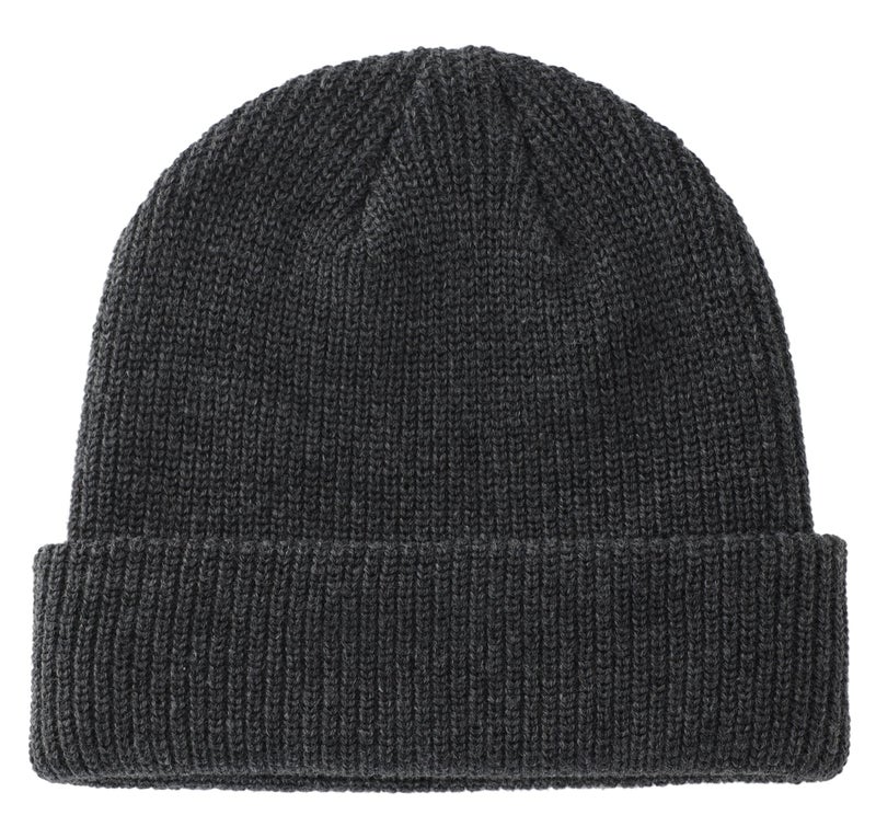 Connectyle Classic Men's Warm Winter Hats Acrylic Knit Cuff Beanie Cap Daily Beanie Hat (Charcoal) ,Medium - Image 1